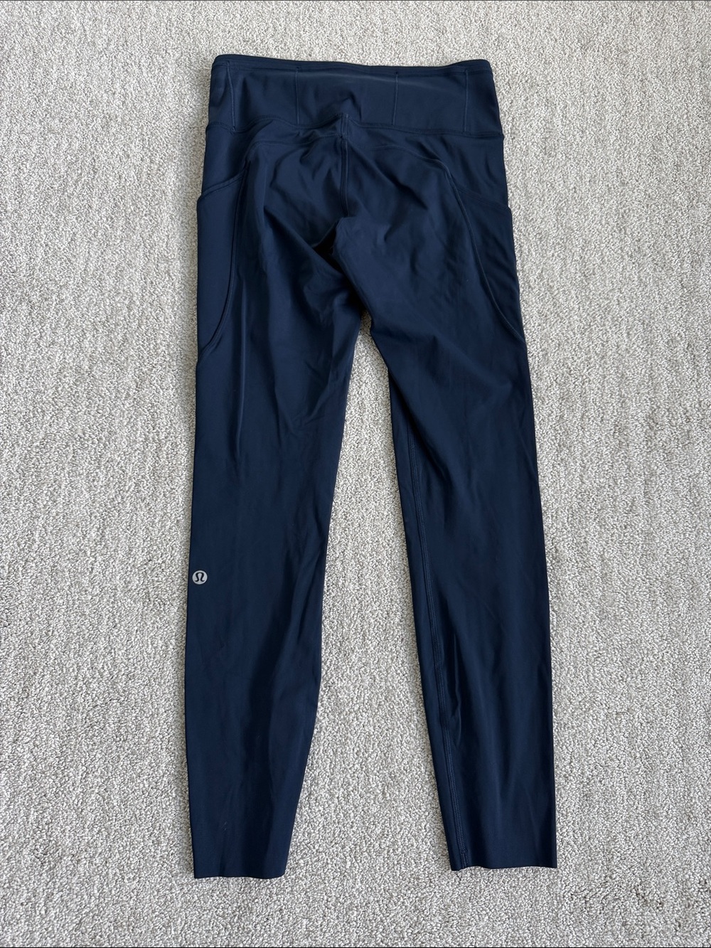 lululemon athletica Navy Performance Leggings with Side Pocket